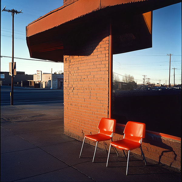 Everyday objects in colour in the manner of William Eggleston — Jan Madeus