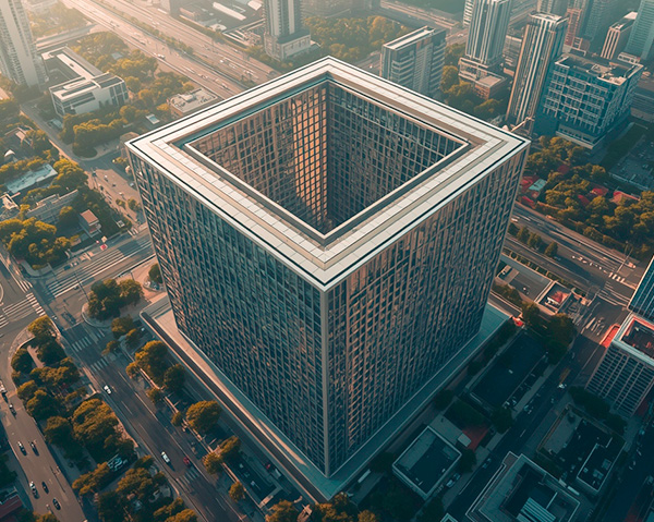 Futuristic building, Jan Madeus