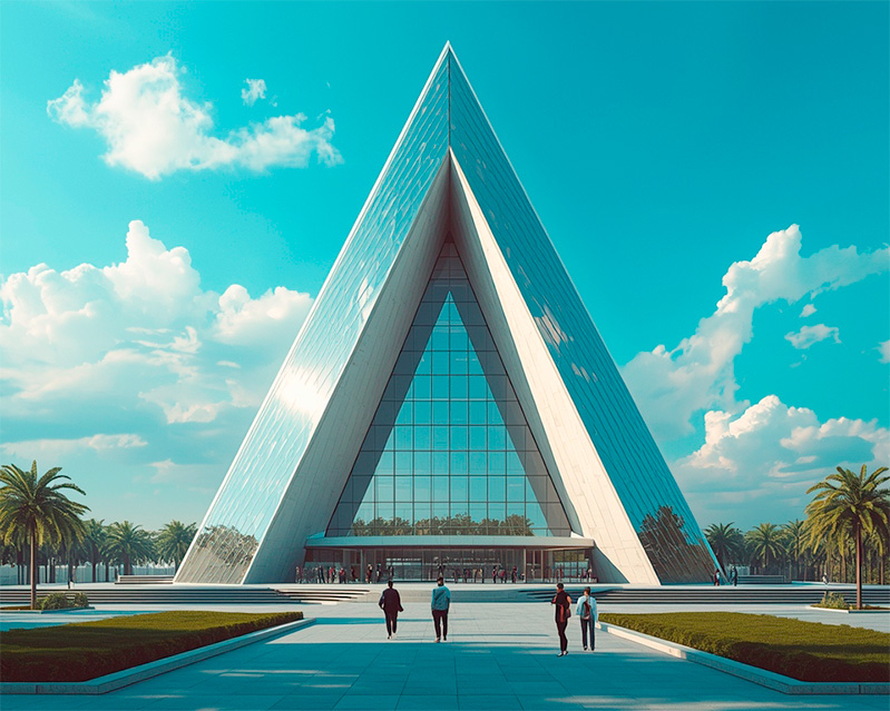 Futuristic building, Jan Madeus