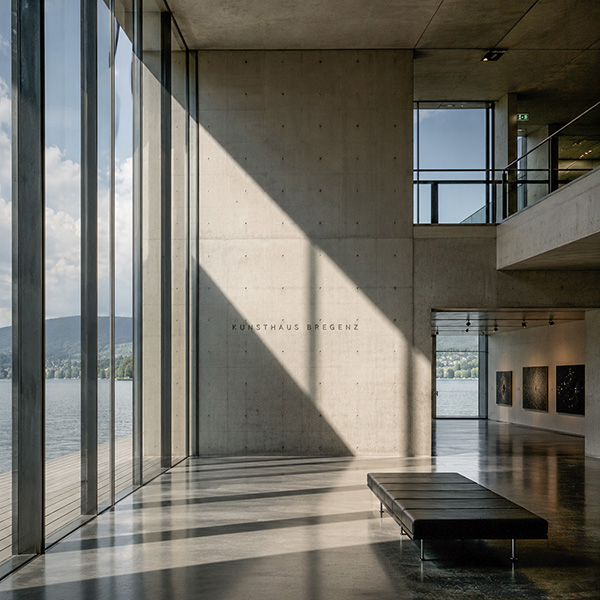 Interior architecture photography — light and geometry inside a modern interior space